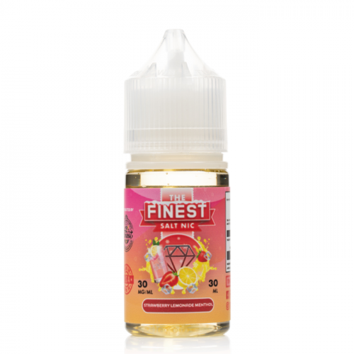 The Finest SaltNic Strawberry Lemonade Menthol Bottle