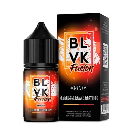 BLVK Fusion Citrus Strawberry Ice with box