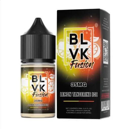 BLVK Fusion Lemon Tangerine ICE with box