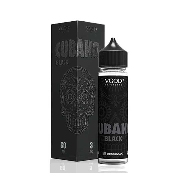 VGOD Black Cubano 60ml E-Liquid Box Bottle