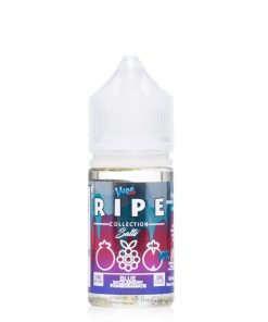 Ripe Collection Salts Blue Razzleberry Pomegranate Ice 30ml bottle