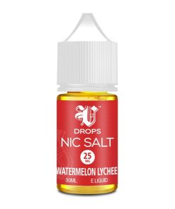 V Drops Nic Salt Watermelon Lychee 30ml bottle