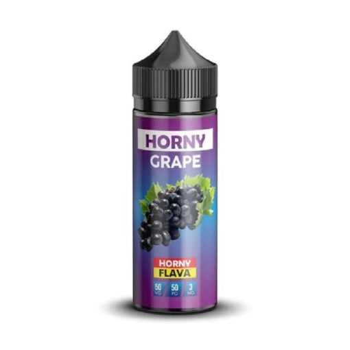 Horny Flava Grape 120ml bottle