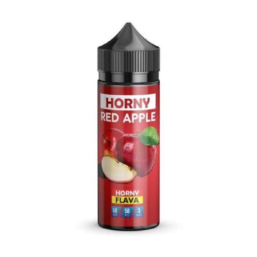 Horny Flava Red Apple 120ml e-liquid