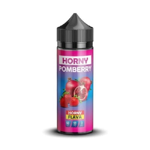 Horny Flava Pomberry 120ml bottle