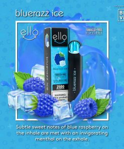 Blvk Ello Bluerazz Ice Disposable TFN 2500 Puffs