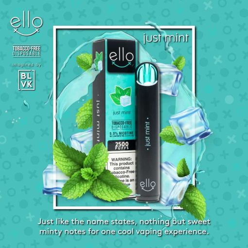 Blvk Ello Just Mint Disposable TFN 2500 Puffs