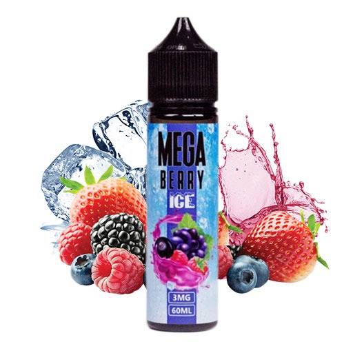 Mega Berry Ice Freebase 60mL 3mg-6mg