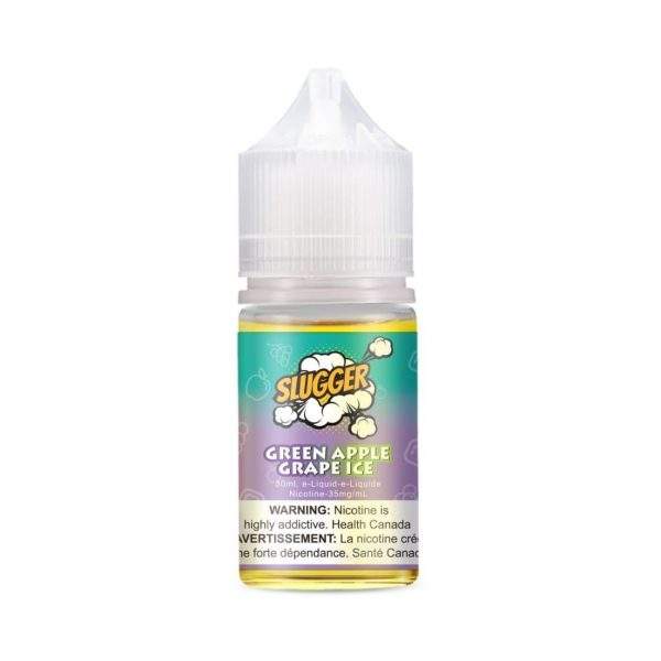 Slugger Green Apple Grape Ice Nic Salt