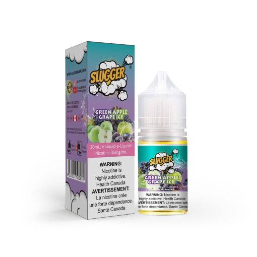 Slugger Green Apple Grape Ice Nic Salt