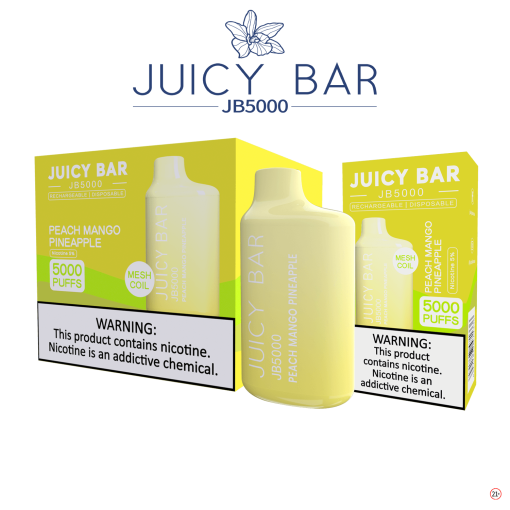 Juicy Bar Peach Mango Pineapple Disposable