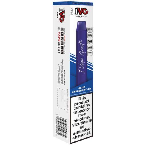 Blue Raspberry Ivg Disposable