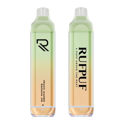 RufPuf Peach Mango Banana Ice Rechargeable Disposable