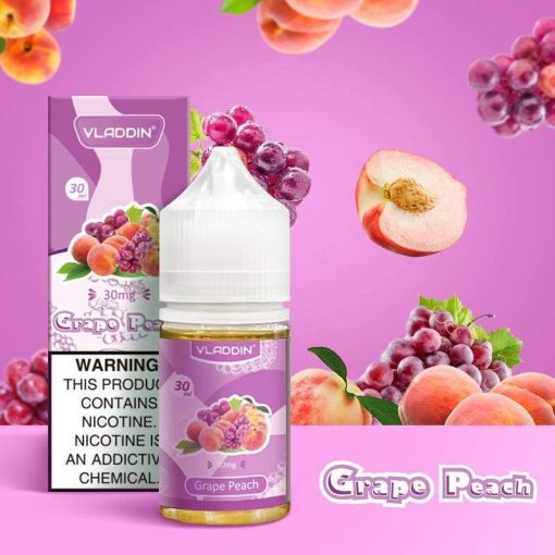 Vladdin Grape Peach NicSalt