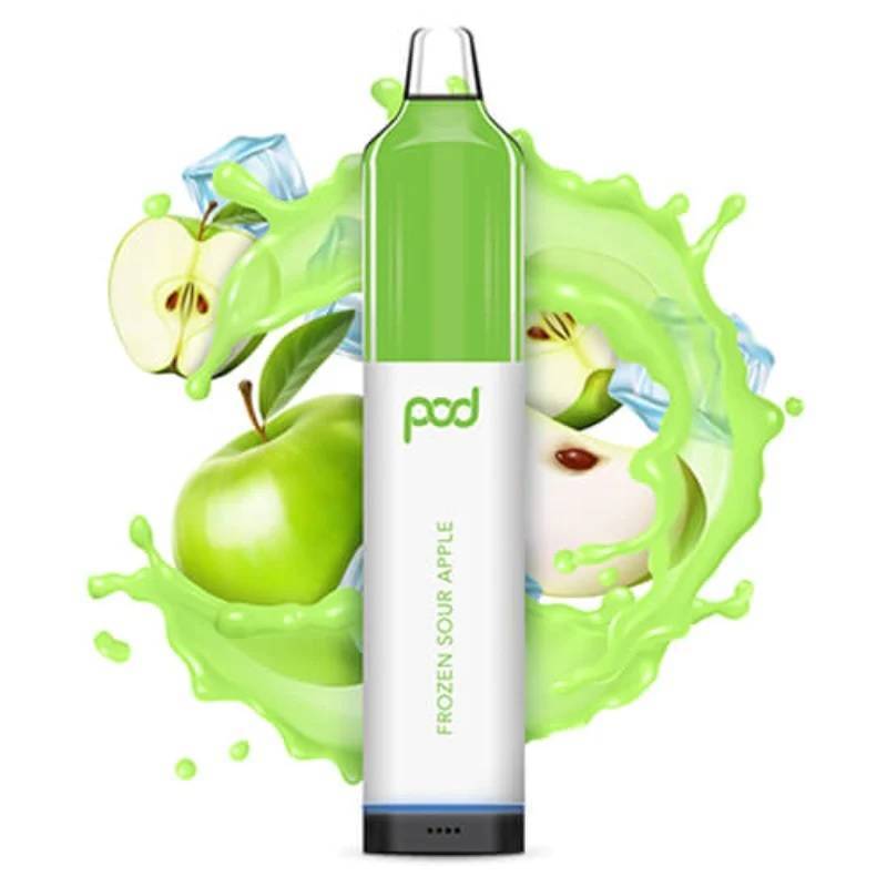 Frozen Sour Apple Pod Juice Rechargeable Disposable Pod