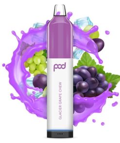 Glacier Grape Chew Pod Juice Rechargeable Disposable Pod