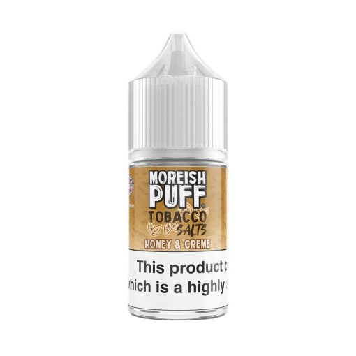 Honey & Cream Tobacco Moreish Puff Salt Nic