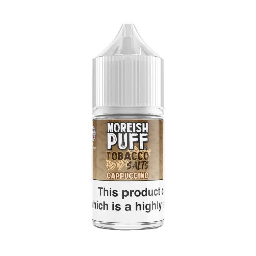 Moreish Puff Cappuccino Tobacco Nic Salt