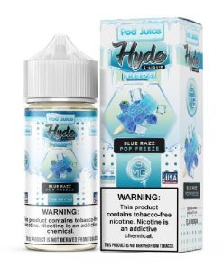 Blue Razz Pop Freeze Pod Juice X Hyde E-Liquids 100ml