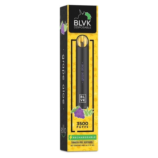 Grape Aloe Blvk Ello Plus Disposable Vape Pod 3500 Puffs