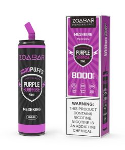 Purple Surprise Zoabar Meshking Disposable Vape Pod