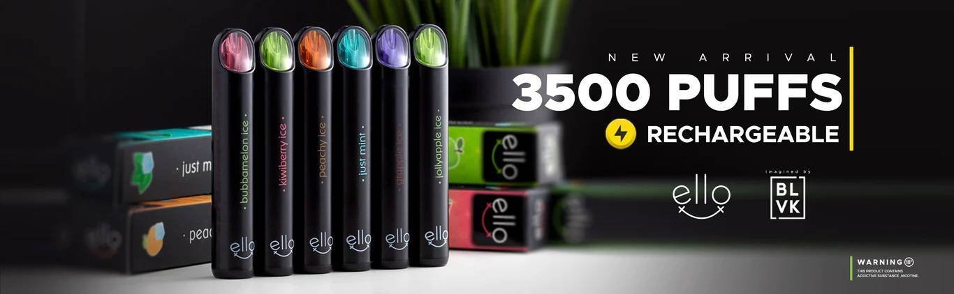 blvk ello plus disposable vape pod 3500 Puffs