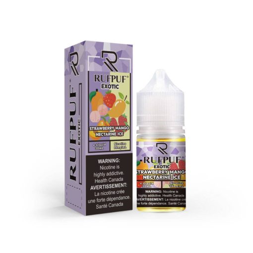 Rufpuf Exotic Nic Salt Strawberry Mango Nectarine Ice