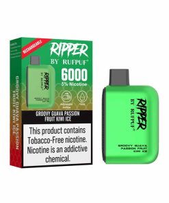 Rufpuf Ripper Groovy Guava Passion Fruit Kiwi Ice Disposable