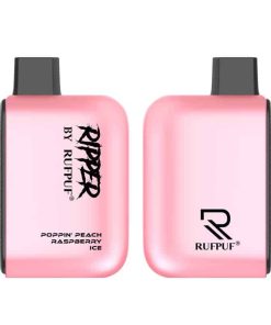 Rufpuf Ripper Poppin' Peach Raspberry Ice Disposable