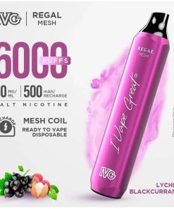 IVG Lychee Blackcurrant Ice Regal Mesh Disposable in Pakistan