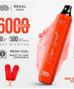 IVG Red Ice Pop Regal Mesh Disposable Pod in Pakistan