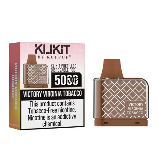 Rufpuf Klikit Victory Virginia Tobacco Disposable Vape Pod in Pakistan