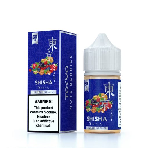 Tokyo Nuts Berries Silver Shisha Series Nic Salt in Karachi Pakistan