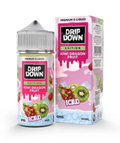 Drip Down Freebase Kiwi Dragon Fruit Ice Edition Ice Series in Karachi Pakistan