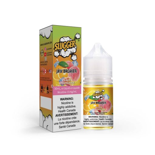 Slugger Jaw Breaker Peach Orange Ice Nic Salt