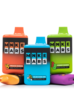 MNKE Bars Raspberry Mint Disposable Pod