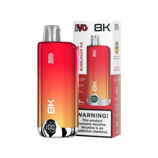 IVG Disposable Watermelon Bubble Gum Ice 8k Puffs 35mg