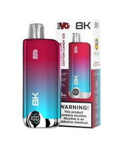 IVG Disposable Watermelon Cotton Candy Ice 8k Puffs 35mg