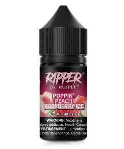 Rufpuf Ripper Nic Salt Poppin' Peach Raspberry Ice