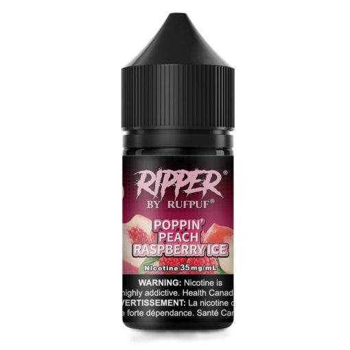 Rufpuf Ripper Nic Salt Poppin' Peach Raspberry Ice