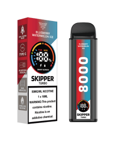 Skipper Disposable Vape 50mg 10000 Puffs Blueberry Watermelon Ice