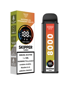 Skipper Disposable Vape 50mg 10000 Puffs Watermelon Strawberry Kiwi Ice