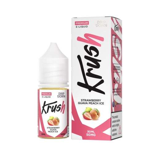 Drip Down Krush Series Nic Salt Strawberry Guava Peach Ice at Lowest Price in Pakistan