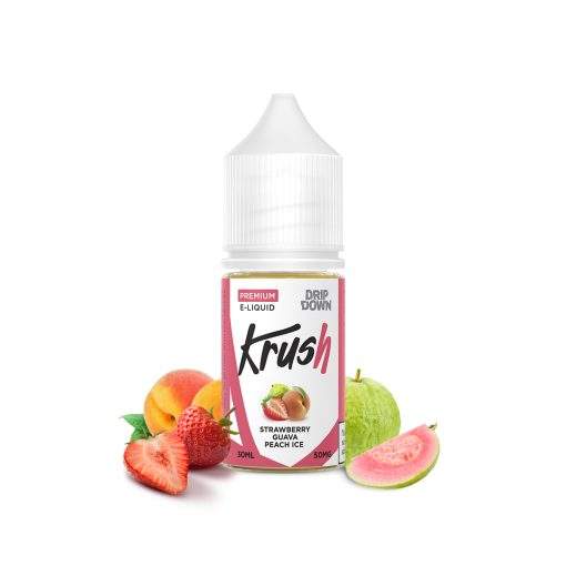 Drip Down Krush Series Nic Salt Strawberry Guava Peach Ice at Lowest Price in Pakistan