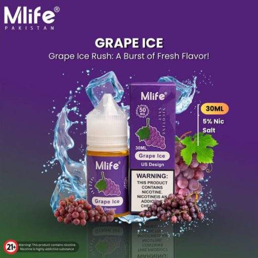 MLife Nic Salt Grape Ice