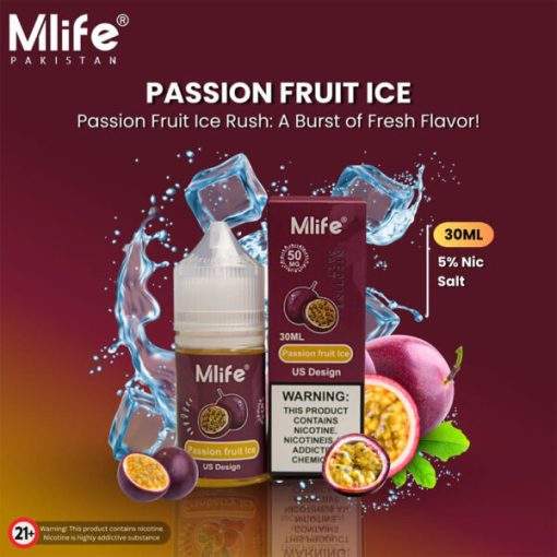 MLife Nic Salt Pasison Fruit Ice