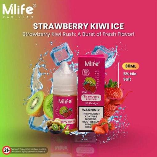 MLife Nic Salt Strawberry Kiwi Ice