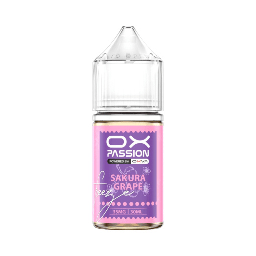 Ox Passion Nic Salt Sakura Grape Freeze Price in Pakistan