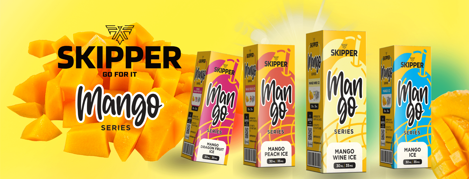 Skipper Mango Series Nic Salt Banner