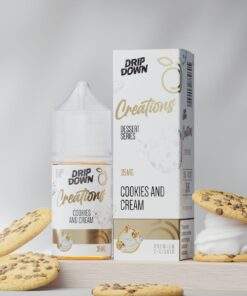 Drip Down Creation Dessert Series Nic Salt Cookies & Cream Price in Pakistan